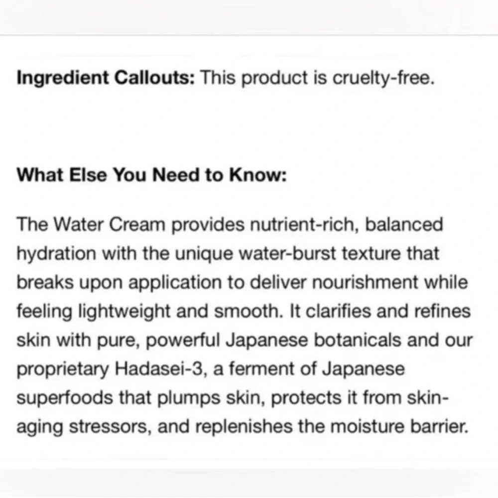 TATCHA The Water Cream Lightweight Pore-Refining Moisturizer - Picture 4 of 10